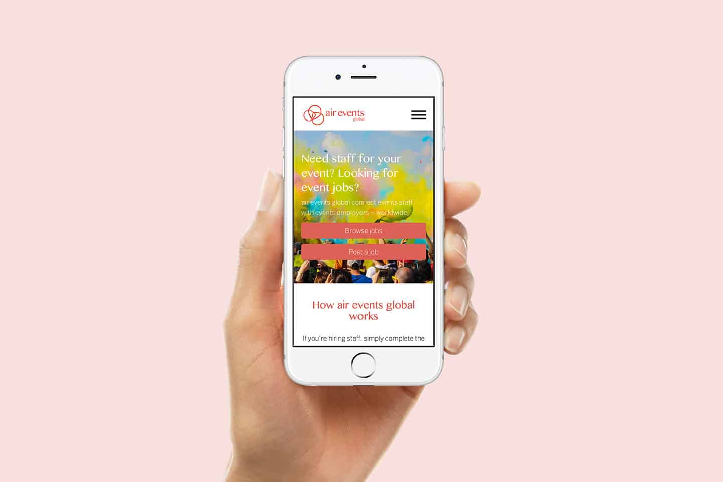 Web design and web development project - startups